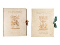 [RACKHAM, Arthur (1867-1939), illustrator]. WAGNER, Richard (1813-1883). [The Ring of the Niblung]. The Rhinegold & the Valkyrie. -- Siegfried & the Twilight of the Gods . Margaret Armour, translator. London and New York: William Heinemann and Doubleday Page & Co., 1910, 1911.