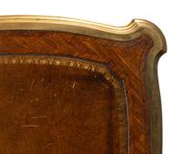 A Louis XV Style Gilt Bronze Mounted Parquetry Bureau Plat