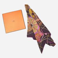 A Set of Two Hermès Silk Scarves Hermès