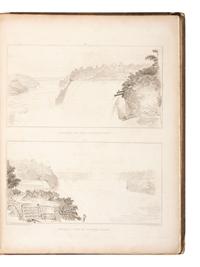 American Travel, Exploration & Expansion HALL, Basil. Forty Etchings, from Sketches Made with the Camera Lucida in North America . Edinburgh: Cadell & Co., 1829.