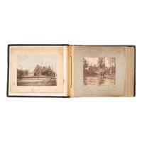 [EARLY PHOTOGRAPHY]. Photo album documenting trip to Upstate New York and Eastern Islands. N.p., June-August 1888.