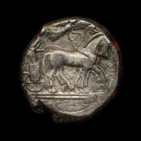 [ANCIENT] SICILY. Syracuse. AR Tetradrachm. (c. 450 BCE)