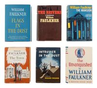 FAULKNER, William (1897-1962). A group of 6 FIRST EDITIONS, comprising: