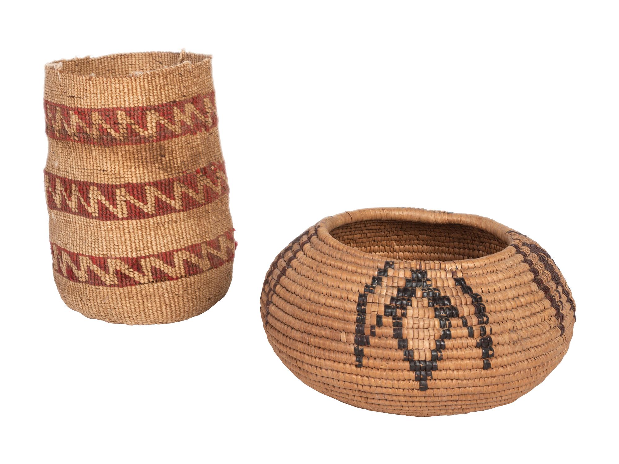 Tohono O'odham, Nez Perce, and Salish Baskets