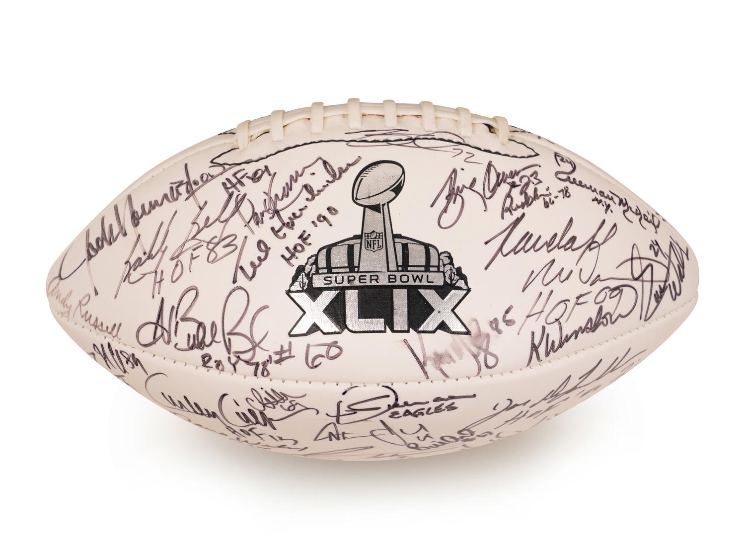 A Collection of Hall of Fame Helmets and Multi Signed Footballs Including Junior Seau, Jack Youngblood and Others