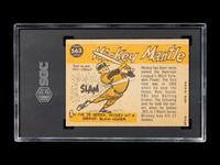 A 1960 Topps Mickey Mantle All-Star Baseball Card No. 563 (SGC 4 VG/EX)