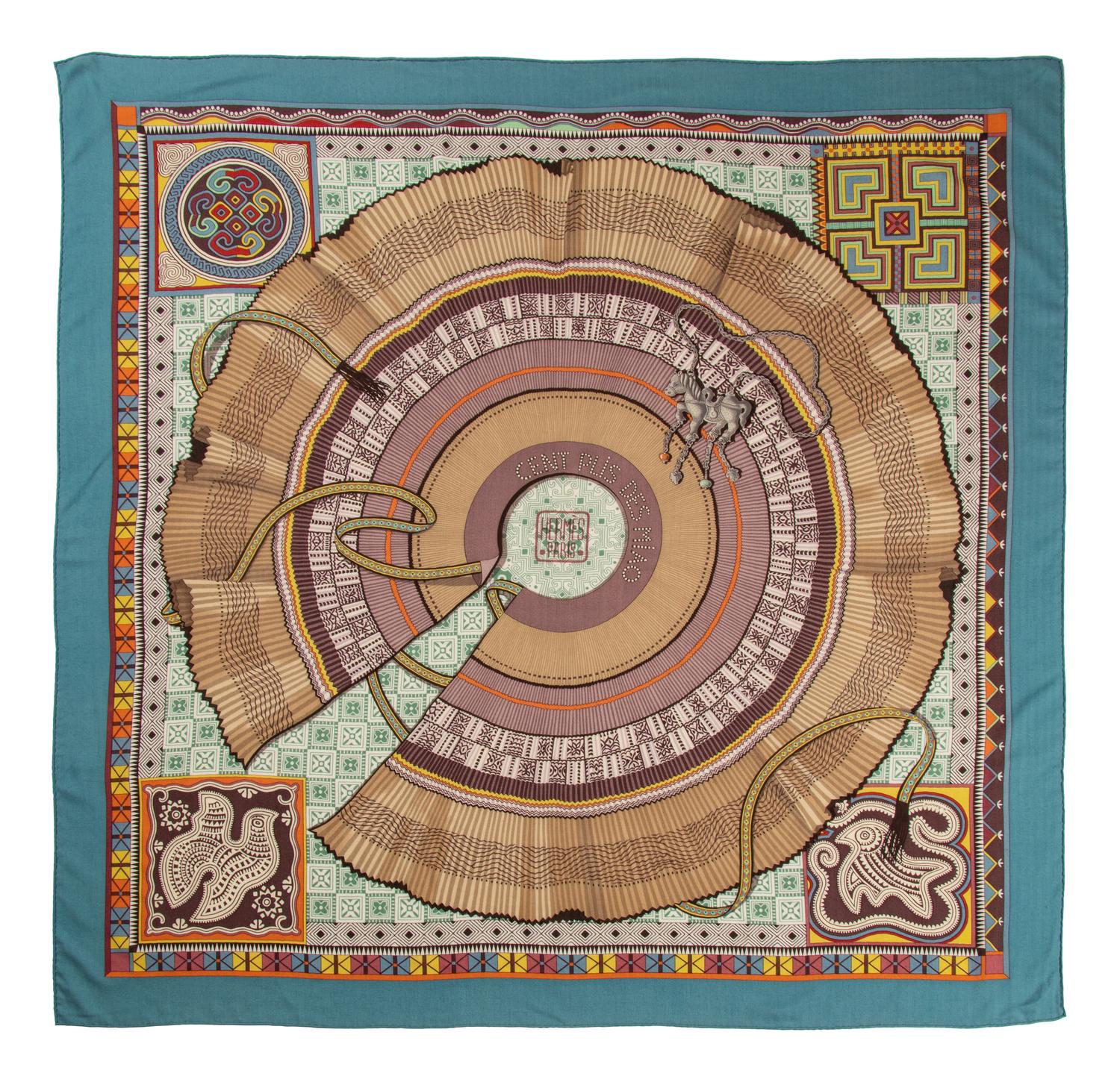 Hermès Cashmere/Silk Scarf