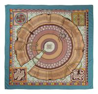 Hermès Cashmere/Silk Scarf