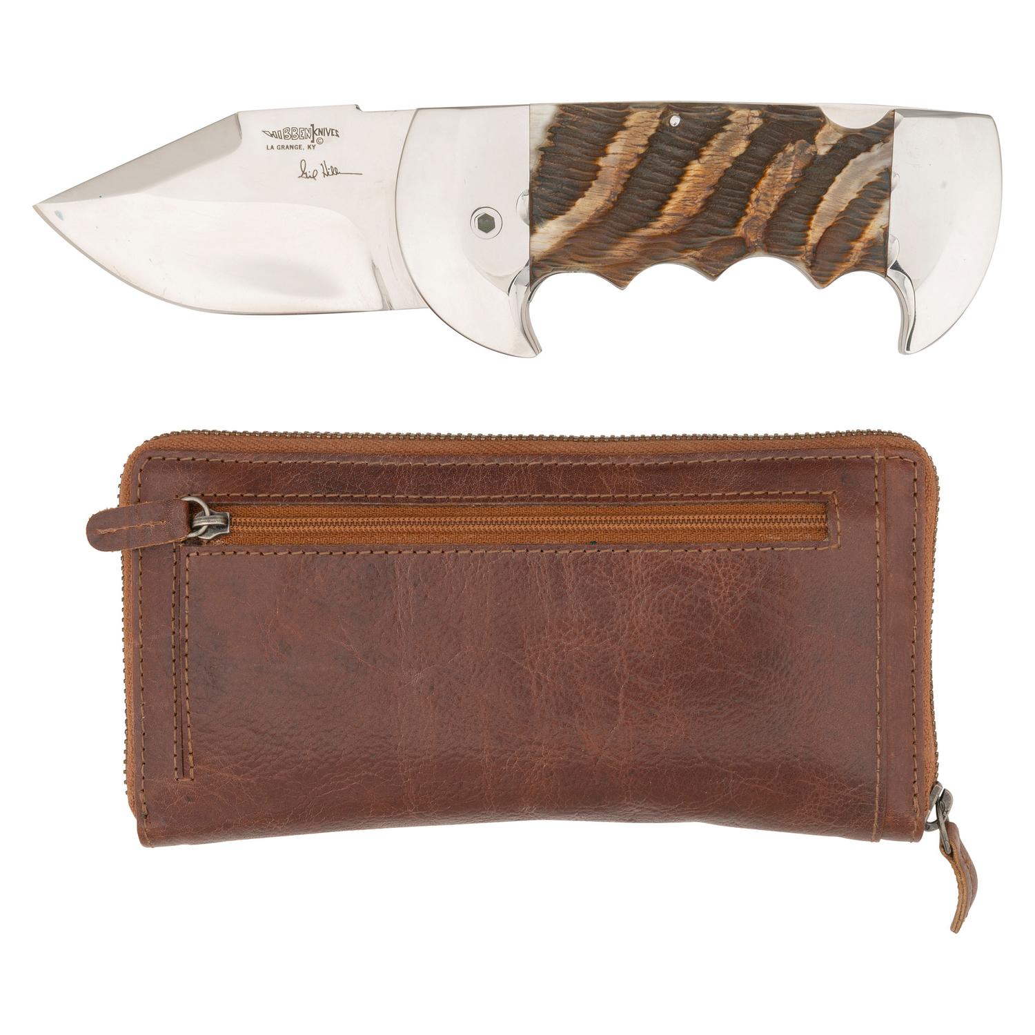 Gil Hibben Elmer Keith Large Lockback Ram's Horn Knife