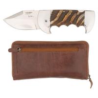 Gil Hibben Elmer Keith Large Lockback Ram's Horn Knife