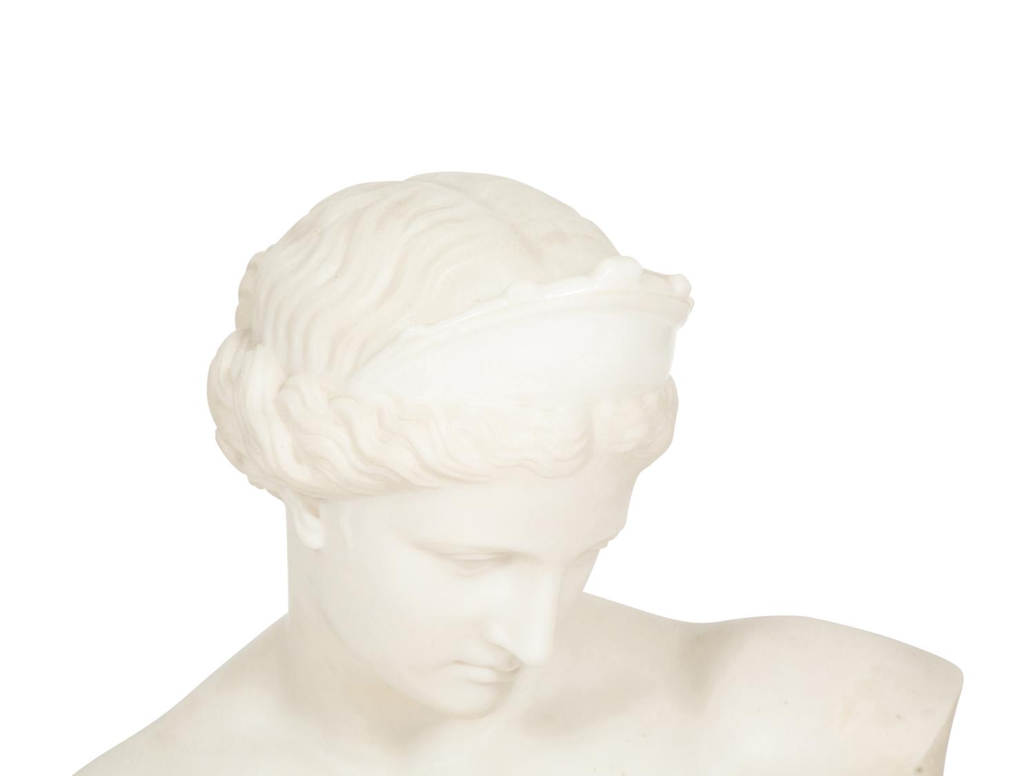 A Marble Bust of Venus of Capua