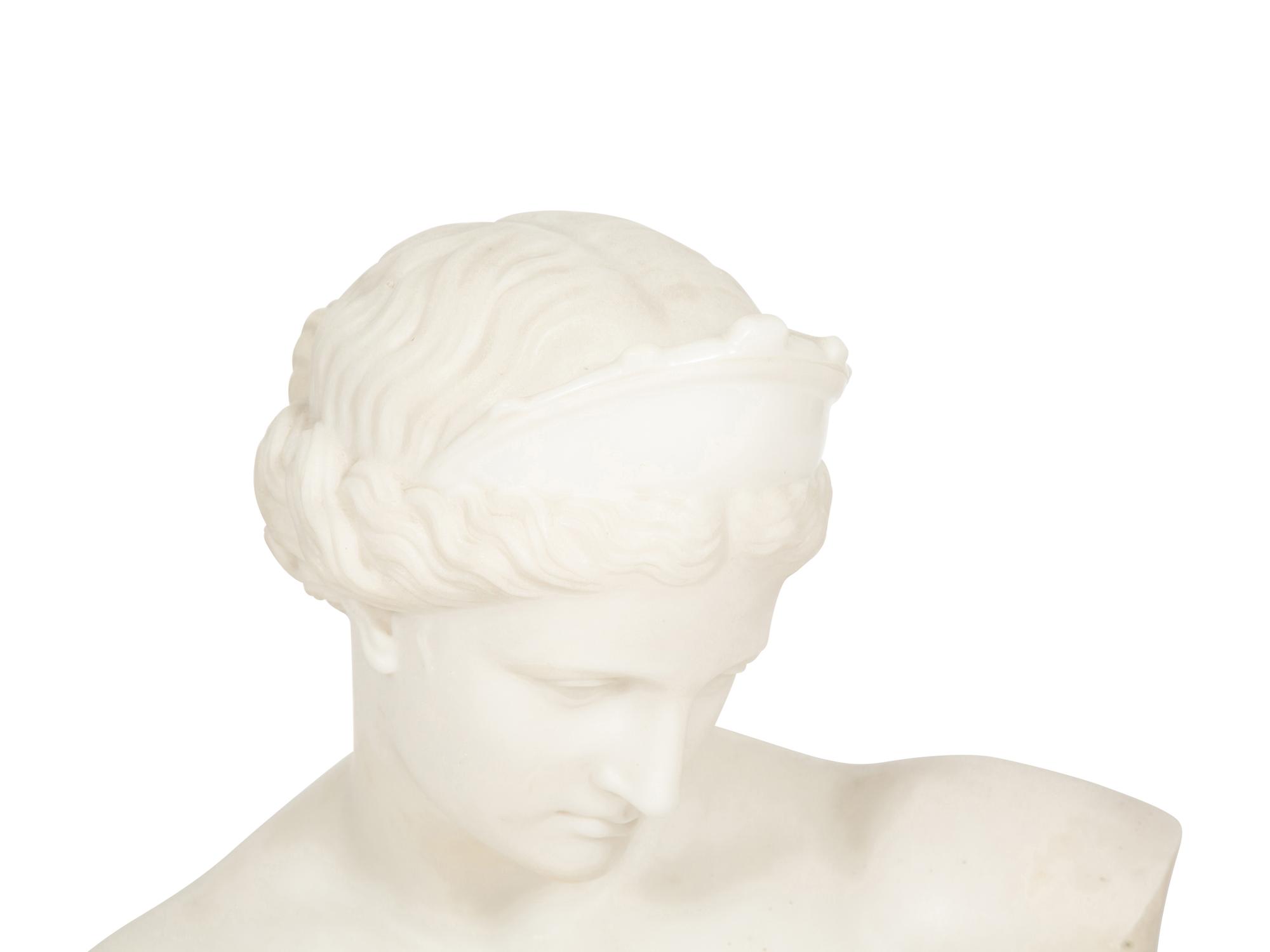 A Marble Bust of Venus of Capua