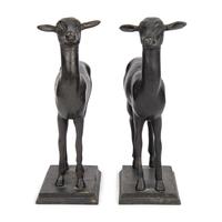 A Pair of Grand Tour Bronze Models of the Pompeian Deer