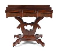 A Classical Mahogany Flip-Top Table