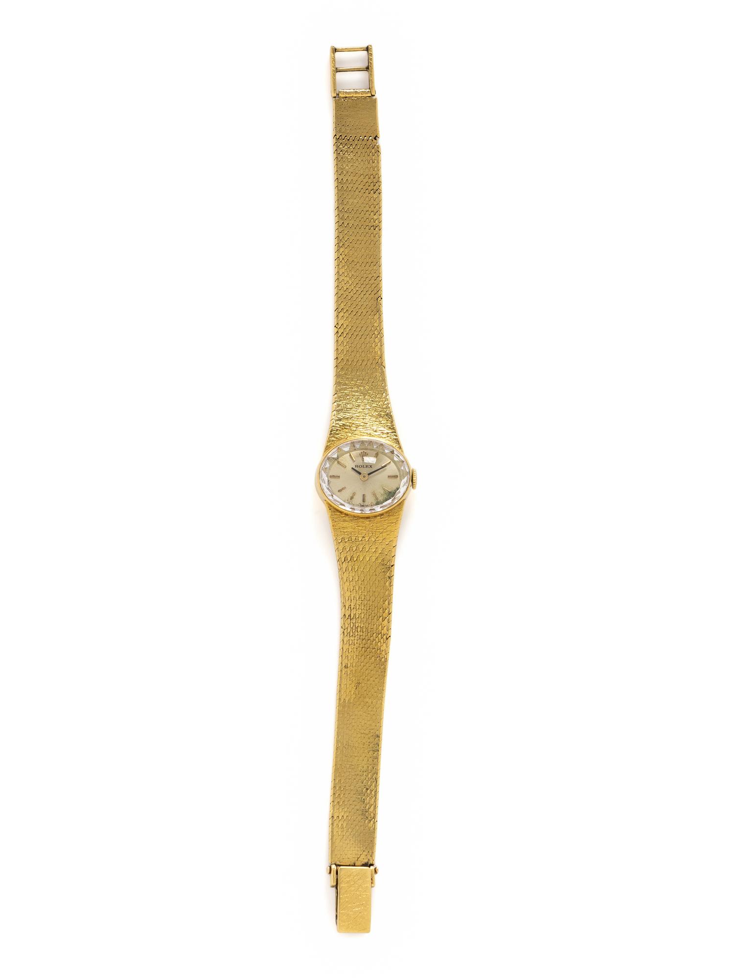 ROLEX, YELLOW GOLD WATCH