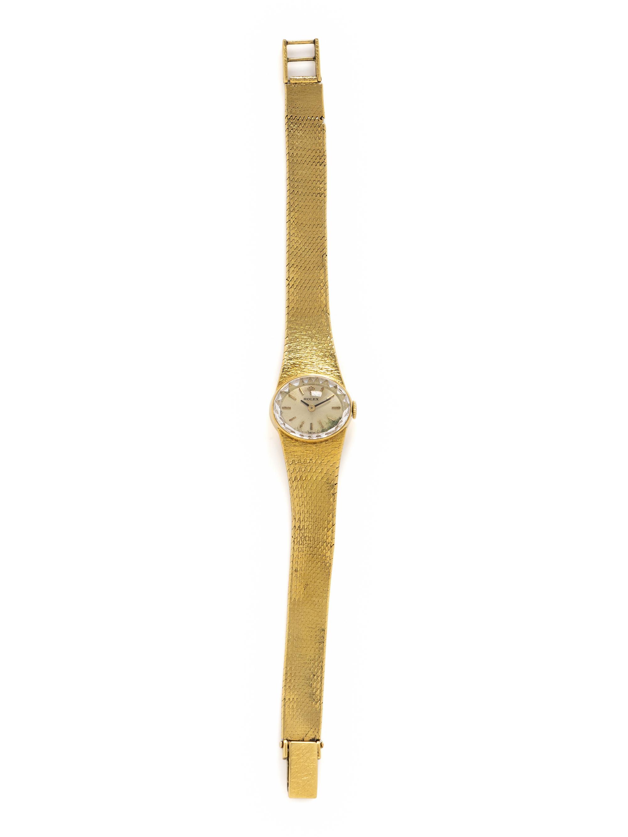 ROLEX, YELLOW GOLD WATCH