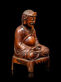 A Chinese Boxwood Figure of Immortal