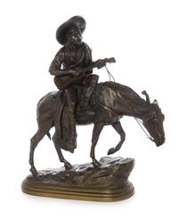 After Isidore Jules Bonheur, (French, 1827-1901), Spanish Musician on a Mule