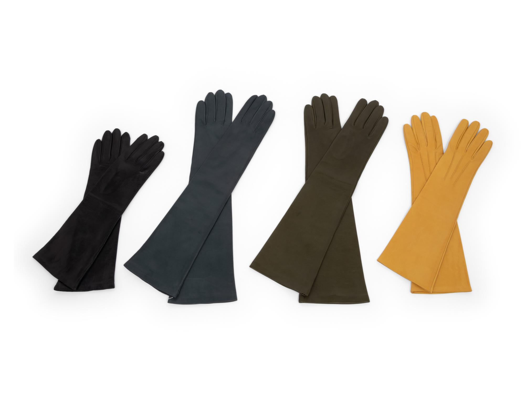 Four Leather Gloves: Three J. Mendel, One Barneys New York