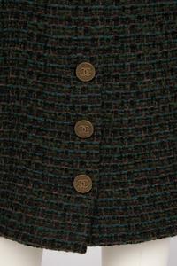 Chanel Green and Brown Fantasy Tweed Skirt Suit, c. 2009
