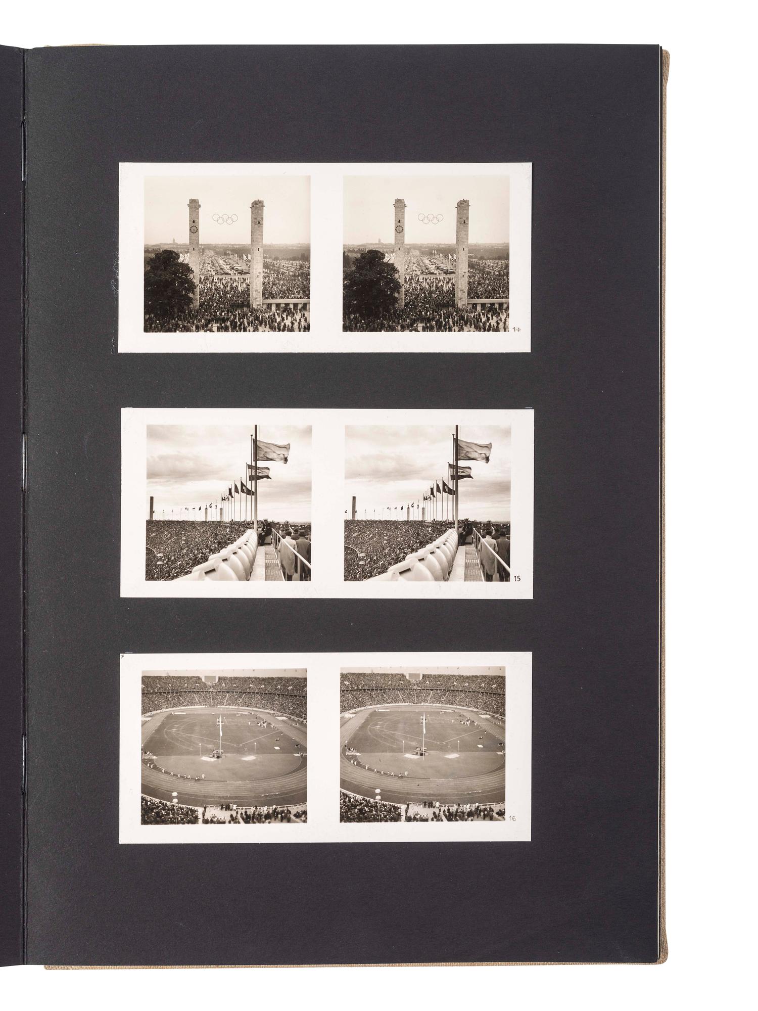 [OLYMPICS]. HOFFMANN, Heinrich, photog, and Lüdwig HAYMANN, author. Die Olympischen Spiele 1936 .