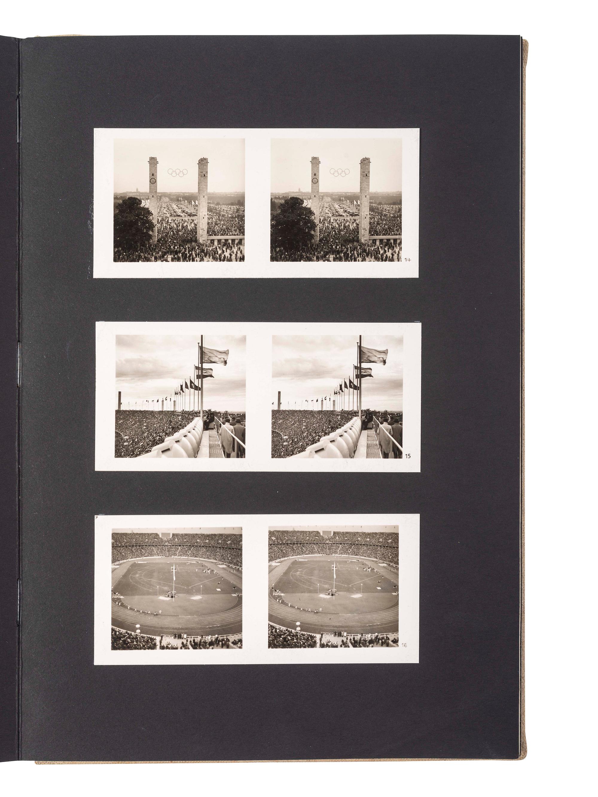 [OLYMPICS]. HOFFMANN, Heinrich, photog, and Lüdwig HAYMANN, author. Die Olympischen Spiele 1936 .