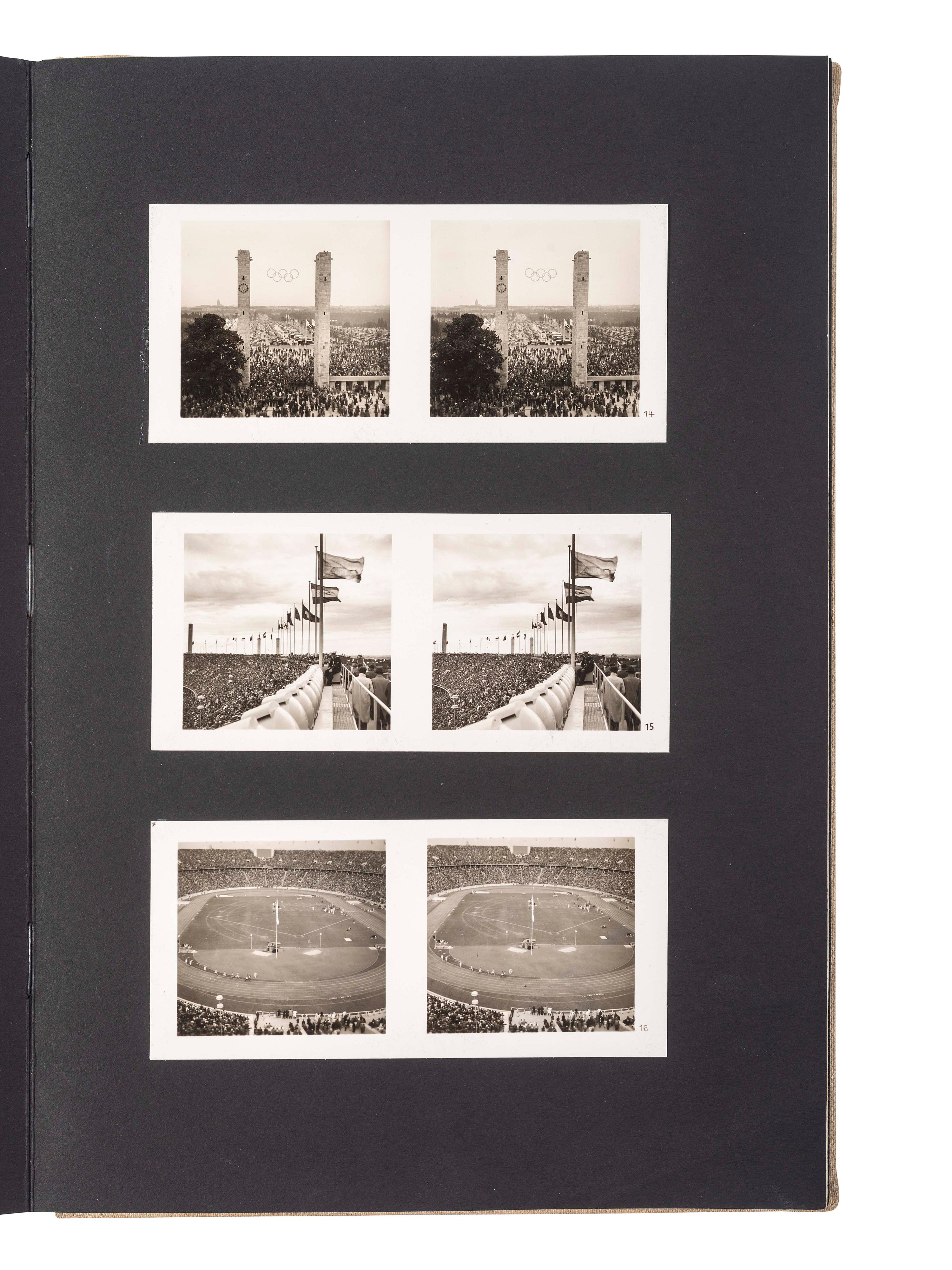 [OLYMPICS]. HOFFMANN, Heinrich, photog, and Lüdwig HAYMANN, author. Die Olympischen Spiele 1936 .