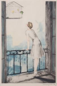 Louis Icart, (French, 1888-1950), Monmartre, 1928