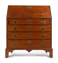 A Chippendale Style Cherrywood Slant-Front Desk — EARLY 19TH CENTURY