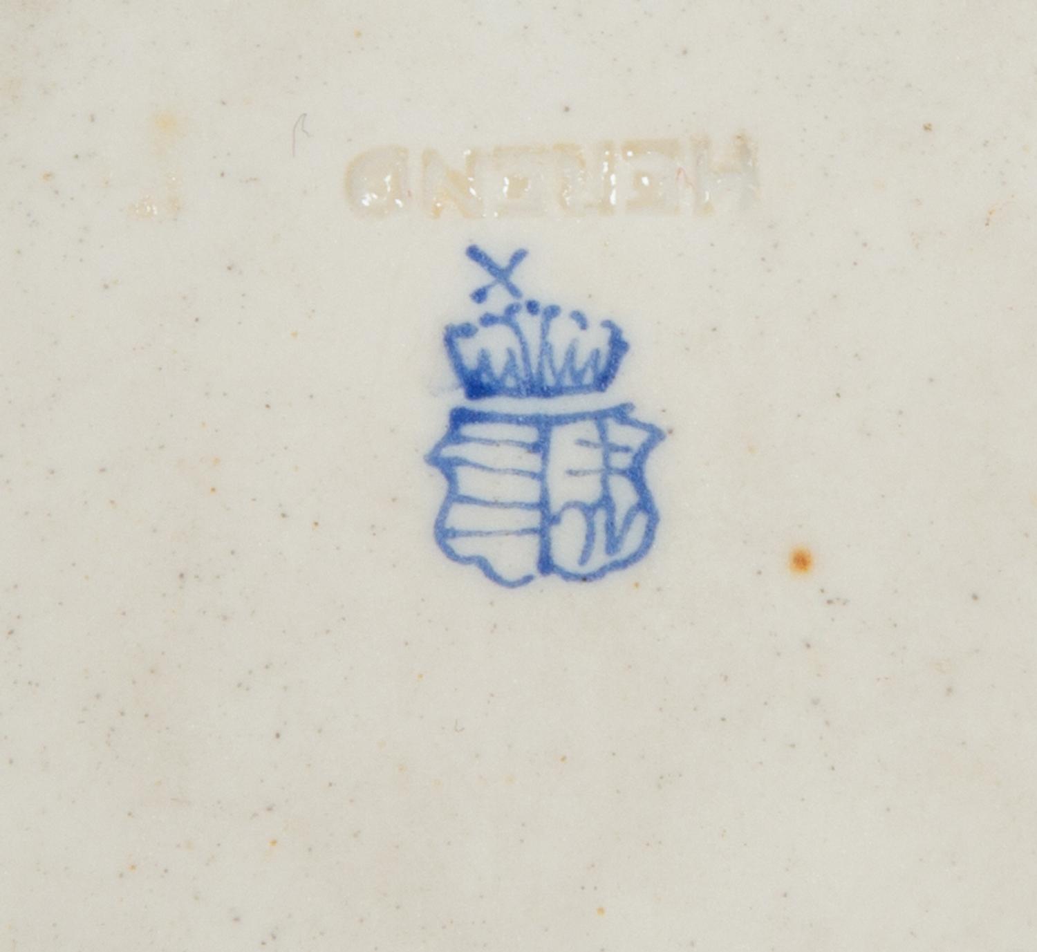 A Group of Rare Herend Porcelain Tea Service Items