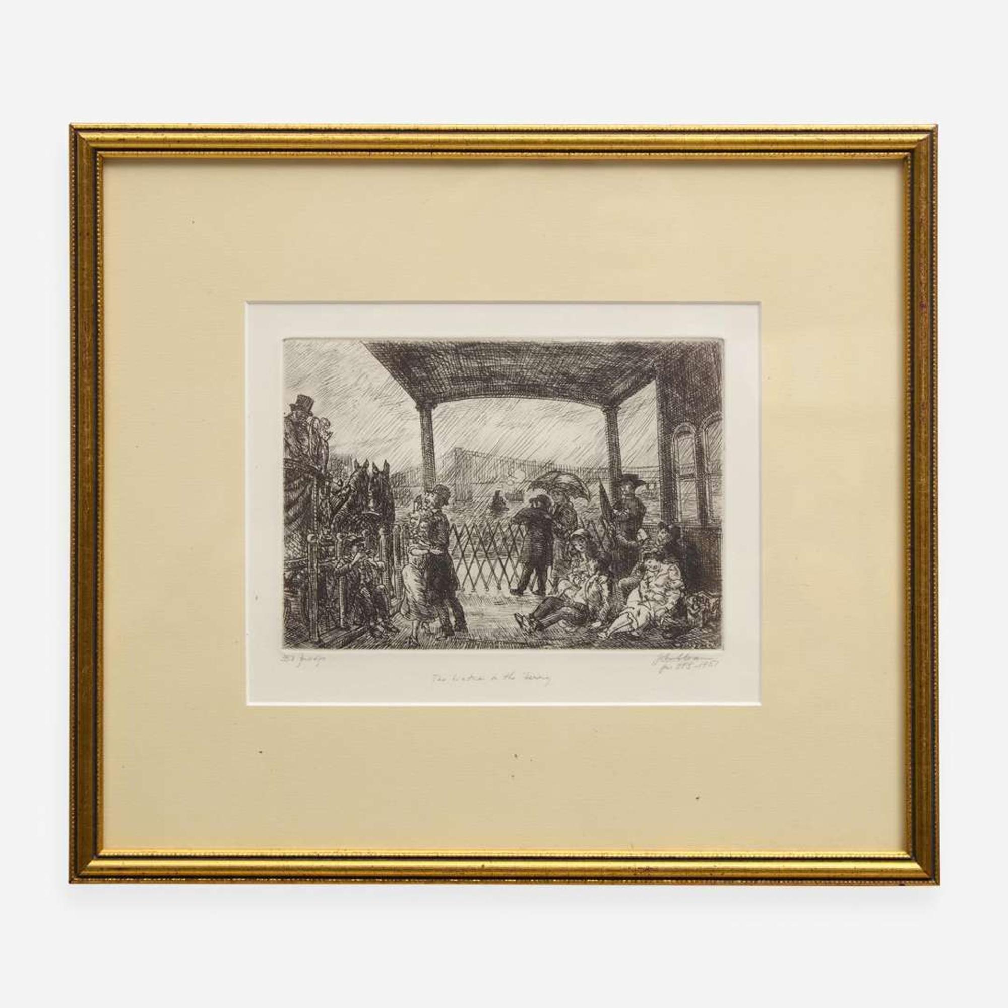 John French Sloan (American, 1871-1951) A Group of Four Etchings