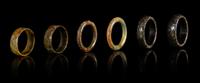 Six Chinese Jade Bangles