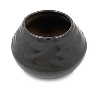 A Santa Clara Pueblo Black Pottery Vase — PETRA GUTIERREZ, 20TH CENTURY