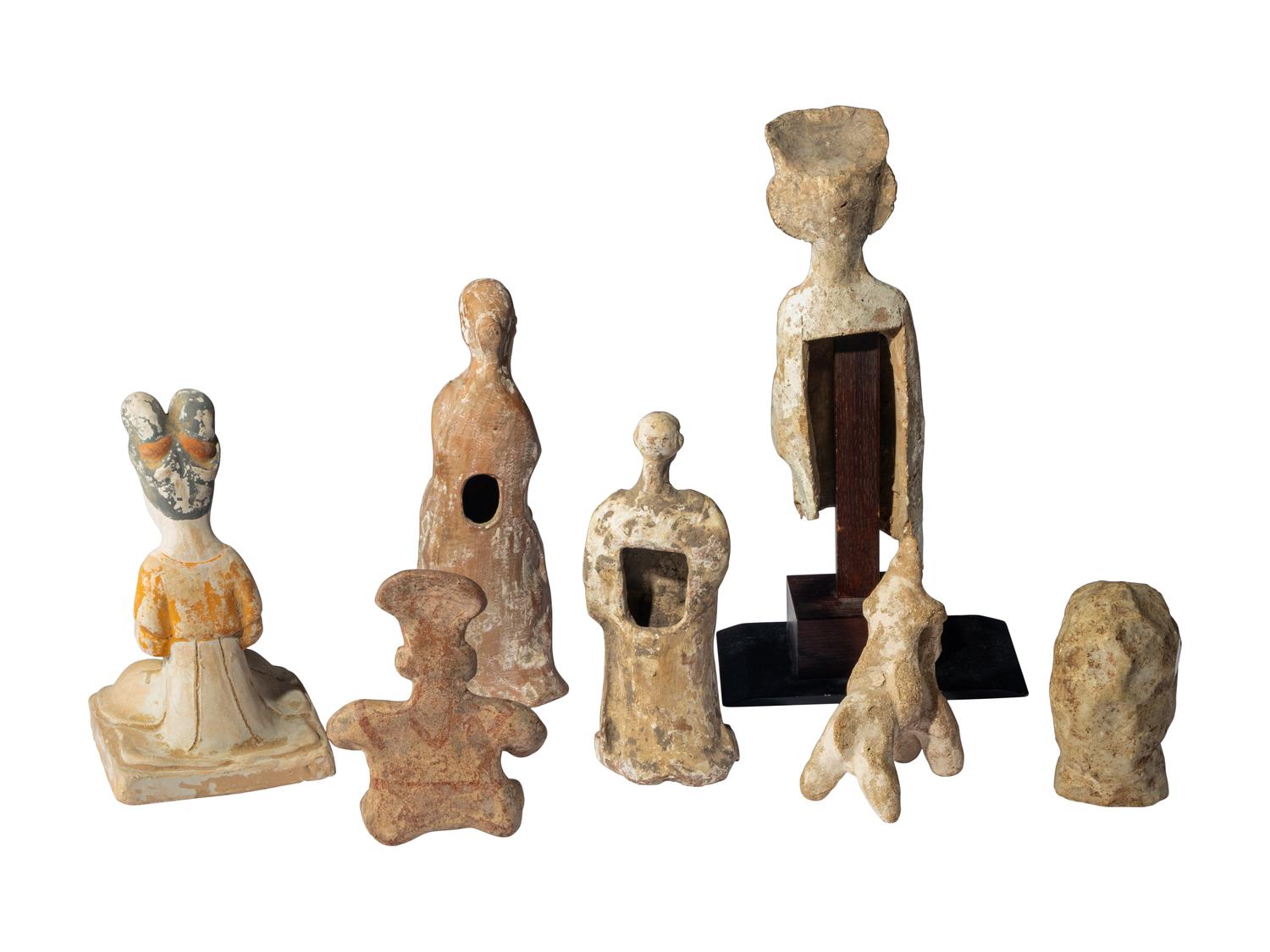 Three Greek Terracotta Figures