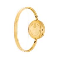 GEORG JENSEN, 18K YELLOW GOLD BANGLE WATCH