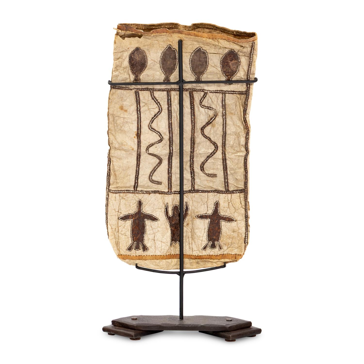 Inuit Seal Skin Bag, with Hunter's Decoration