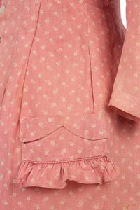 Two Printed Cotton Dresses, and One Blouse, 1870-80s