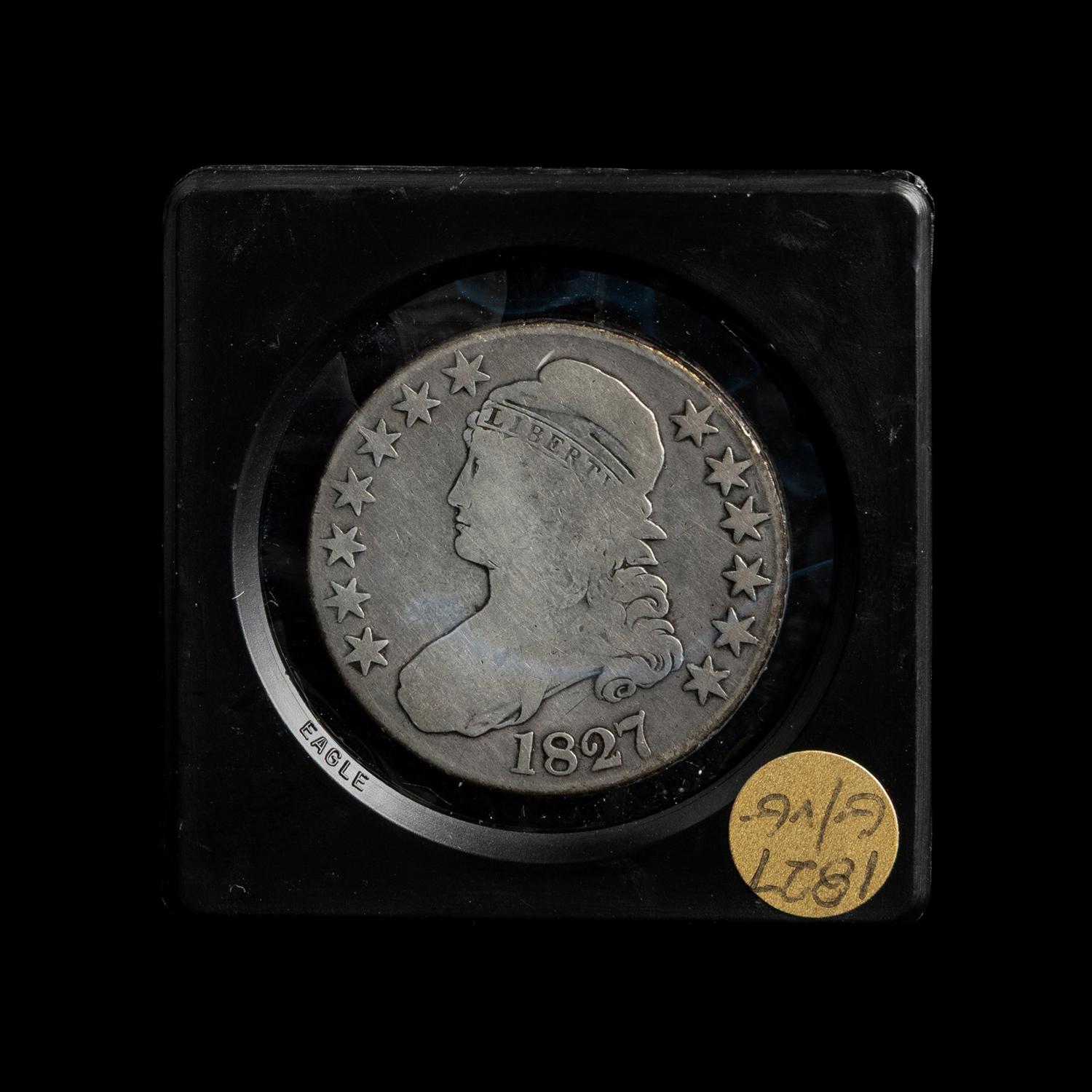 A Collection of Fourteen Capped Bust and Seated Liberty 50c Coins