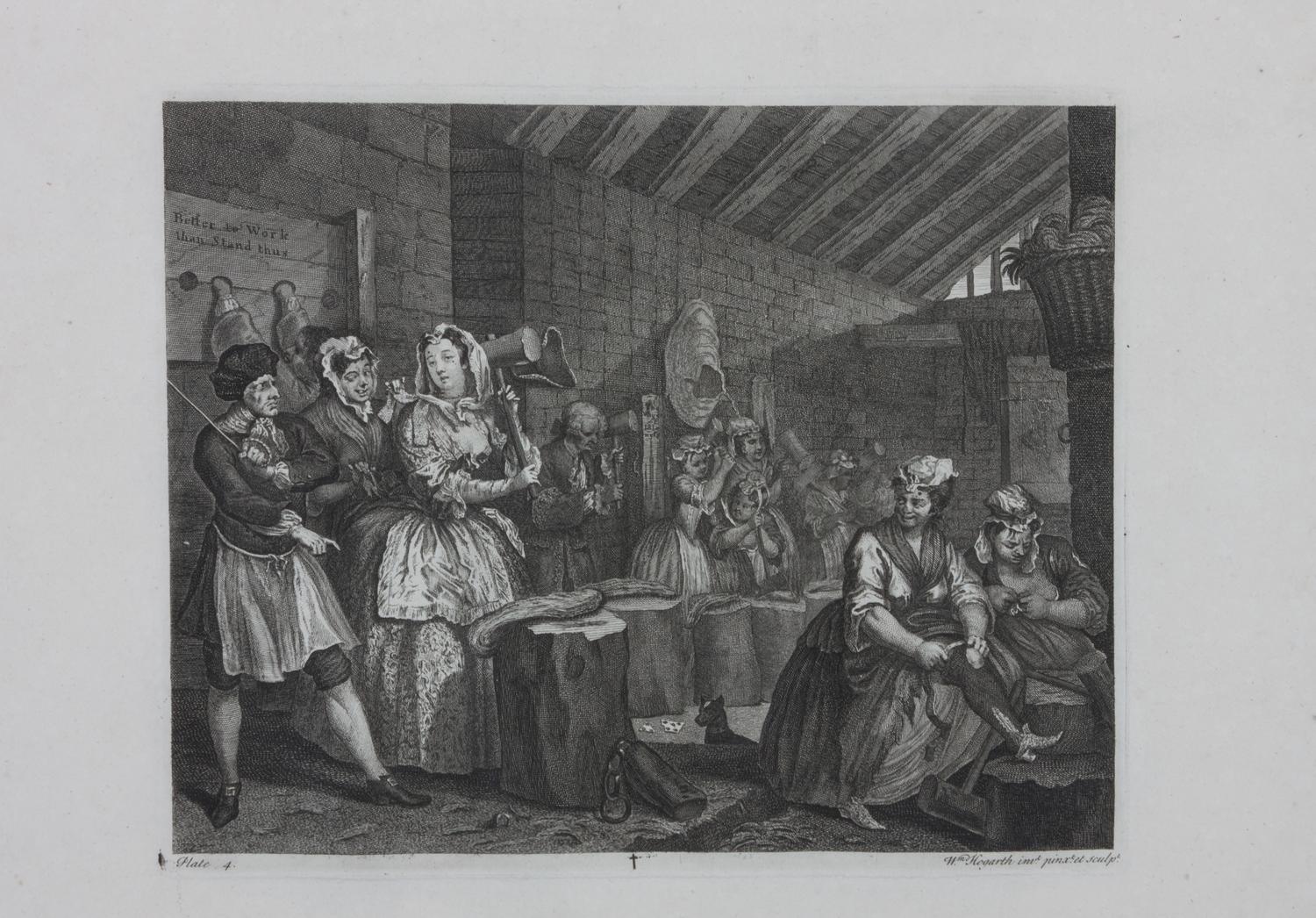 William Hogarth, (British, 1697-1764), A Harlot's Progress (plates 1-6)