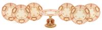 A Royal Worcester Chicago Exhibition Partial Dessert Service Diameter of compote 10 inches. — 1893