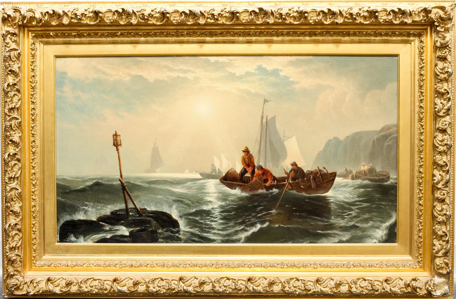 Artist Unknown, (20th century), Fishermen at Sea