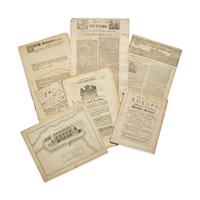 [Colonial America] Group of 7 Items Related to Colonial America, Queen Anne's War, The Crown Point Expedition, the French and Indian War, and more, ca. 1703-59