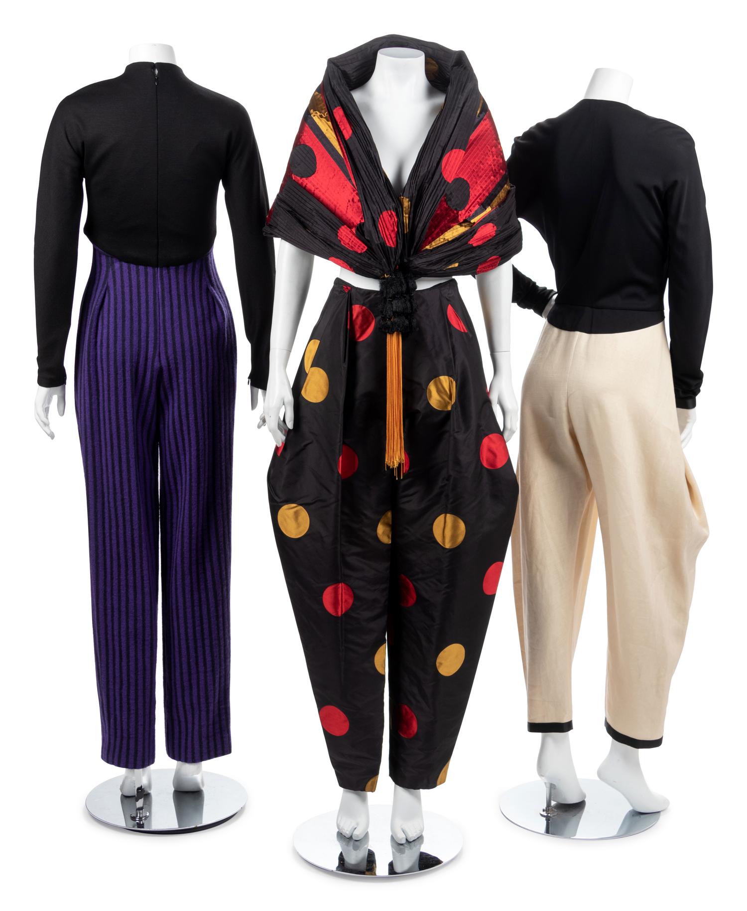 Three Geoffrey Beene Jumpsuits, 1992-93