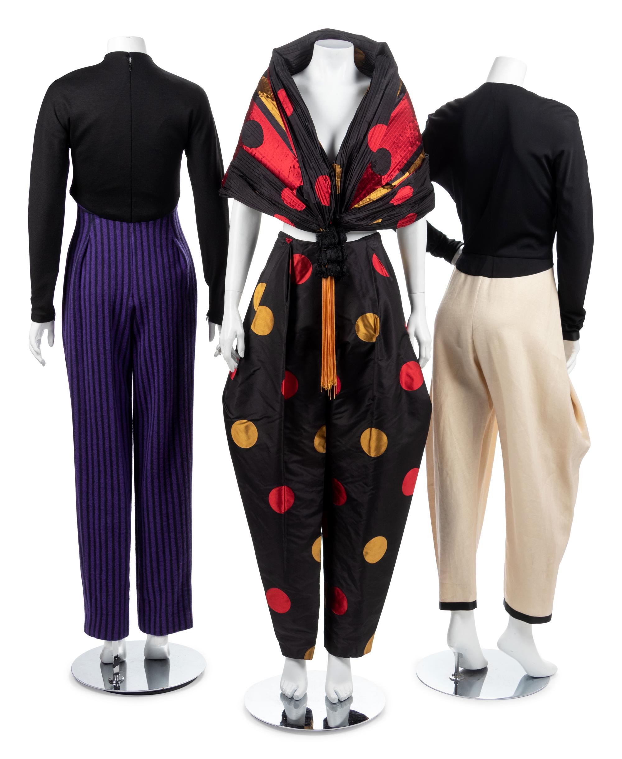 Three Geoffrey Beene Jumpsuits, 1992-93