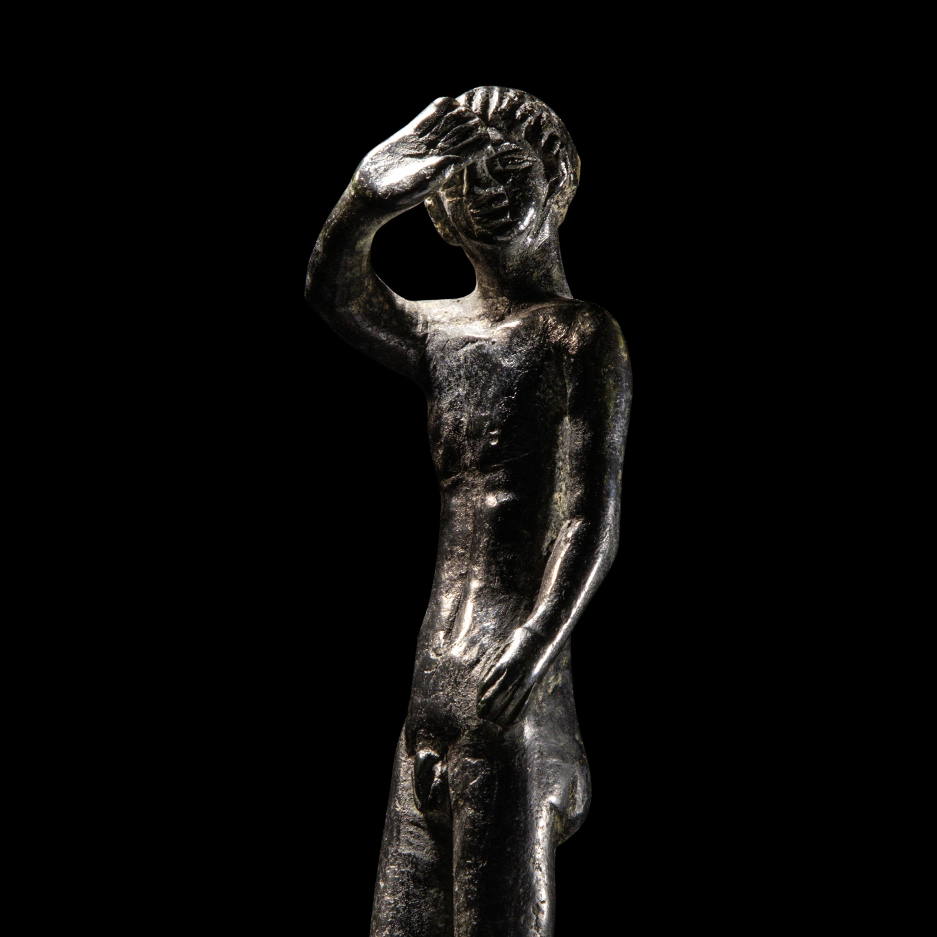 A Romano-Celtic Bronze Figure