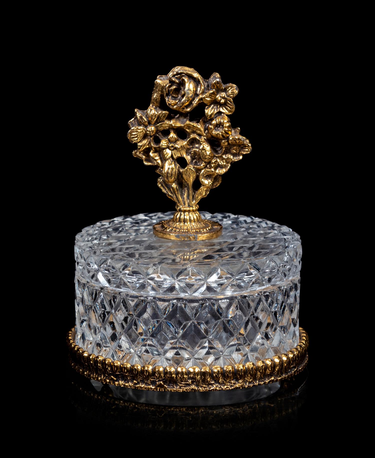 A Group of Eleven Cut and Molded Glass Serving Articles