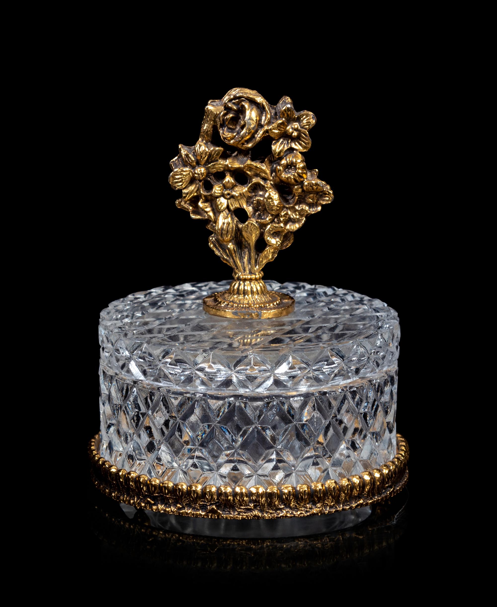 A Group of Eleven Cut and Molded Glass Serving Articles