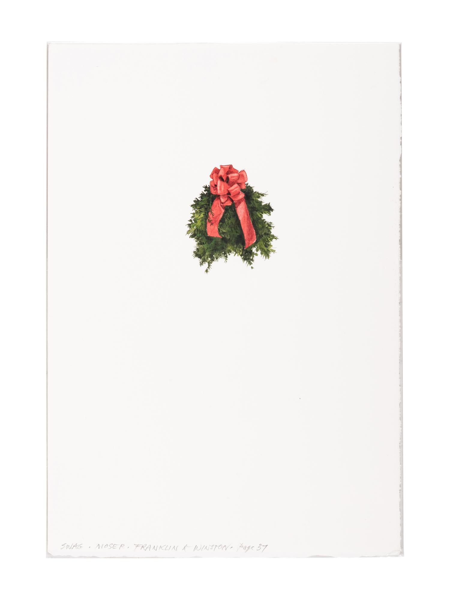 [MOSER, Barry, illustrator]. WOOD, Douglas. Franklin and Winston: A Christmas That Changed the World. Somerville, MA: Candlewick Press, 2011.