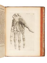 ALBINUS, Bernhard Siegfried (1697-1770). Historia musculorum hominis . Leiden: Theodor Haak and Hendrik Mulhovius, 1734.