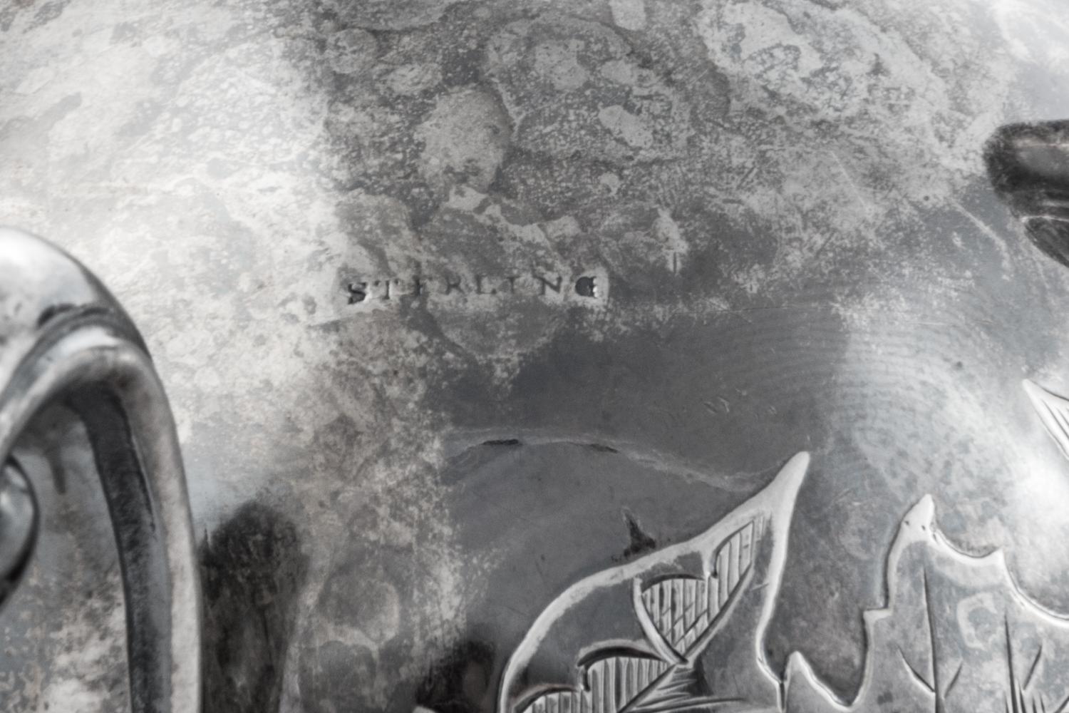 An American Silver Three-Handled Vase